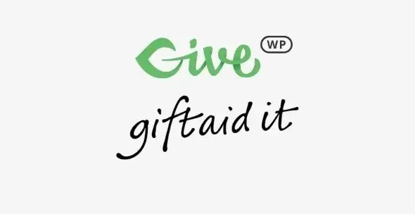 "GiveWP Gift Aid plugin settings screen on WordPress dashboard."