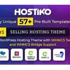 "Hostiko 2.0 Theme GPL v2.3.3 – WHMCS WordPress Hosting Theme"