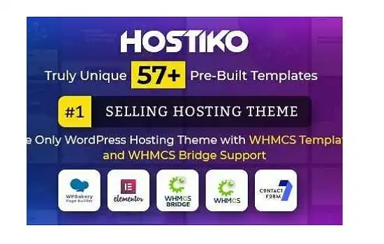 "Hostiko 2.0 Theme GPL v2.3.3 – WHMCS WordPress Hosting Theme"