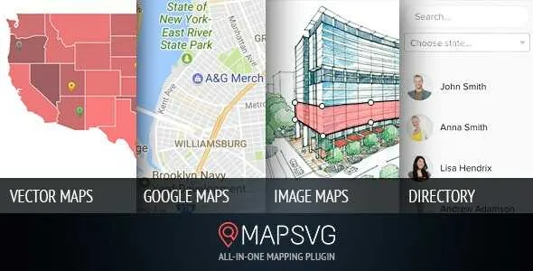 MapSVG plugin dashboard interface