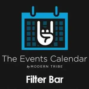 “Screenshot of The Events Calendar Filter Bar showing advanced filtering options on a WordPress site.”