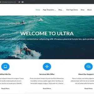 Ultra Themify Theme Dashboard View – A screenshot of the Ultra Themify theme’s user-friendly dashboard with customization options.