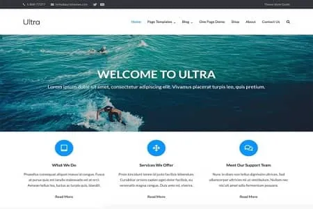 Ultra Themify Theme Dashboard View – A screenshot of the Ultra Themify theme’s user-friendly dashboard with customization options.