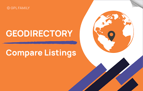 GeoDirectory Compare Listings v2.2 comparison table showing side-by-side listing details