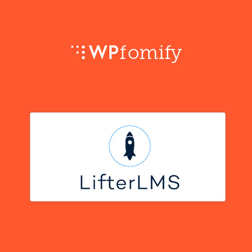 WPfomify LifterLMS Addon v1.0.0 notification setup interface in WordPress dashboard