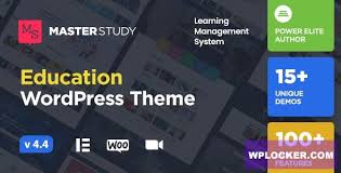 Masterstudy v4.8.11 education WordPress theme homepage layout for eLearning websites